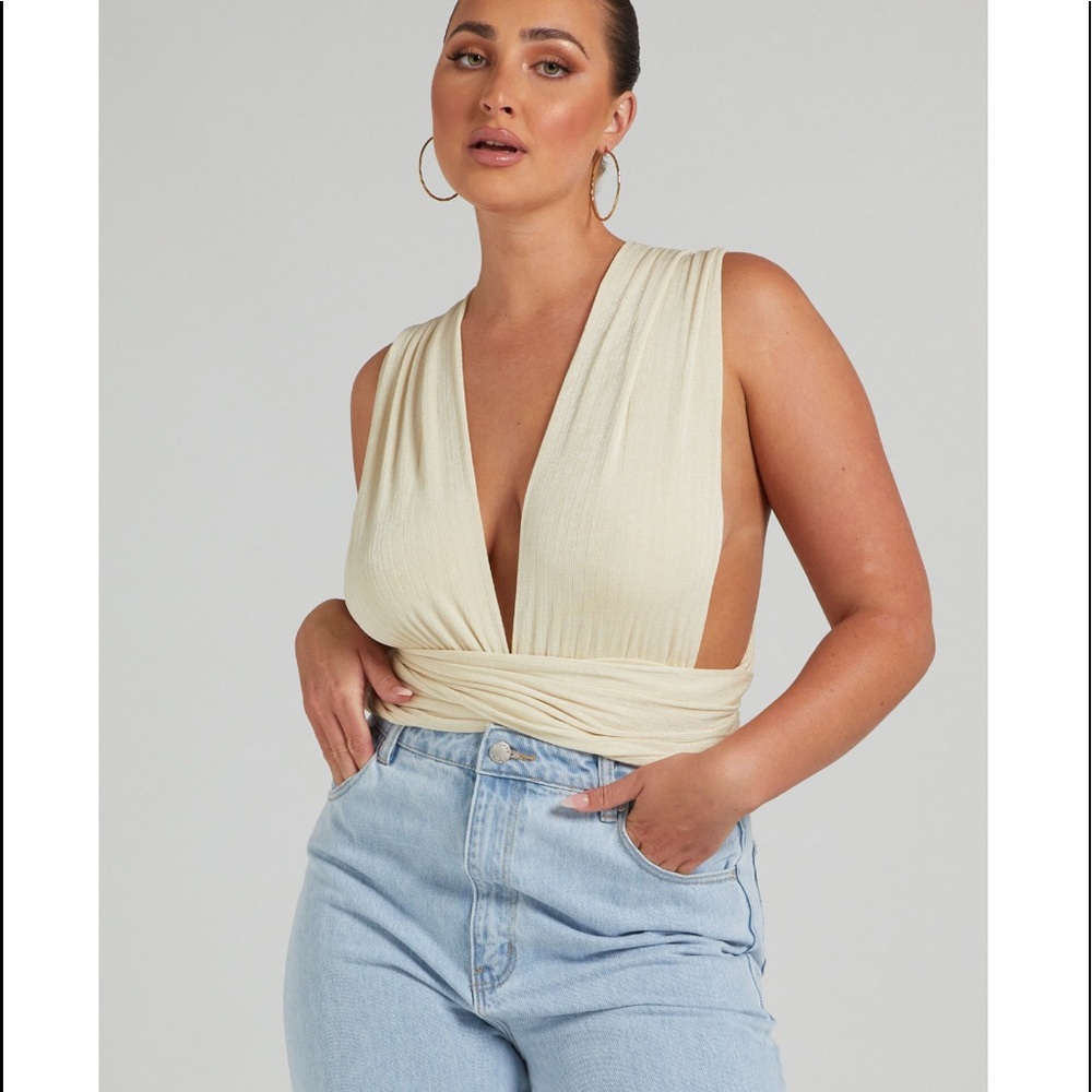 Multi tie body suit